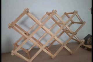 Portabottiglie vino in legno