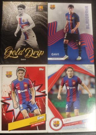 Cartas Topps Gavi FC Barcelona