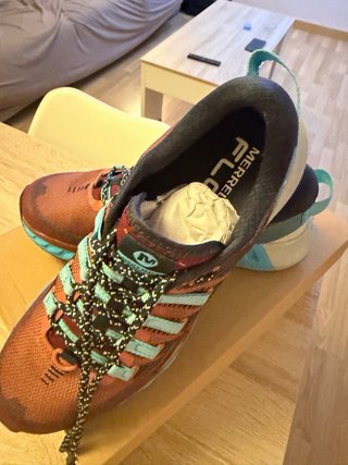 Zapatillas Trail Merrell Mujer Azul/Marrón