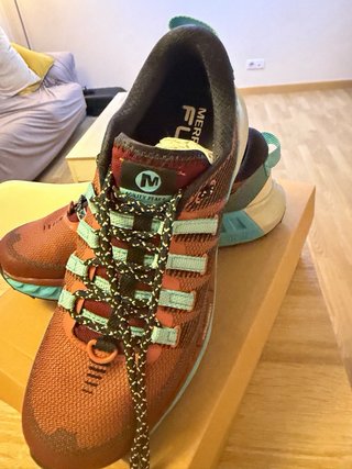 Zapatillas Trail Merrell Mujer Azul/Marrón