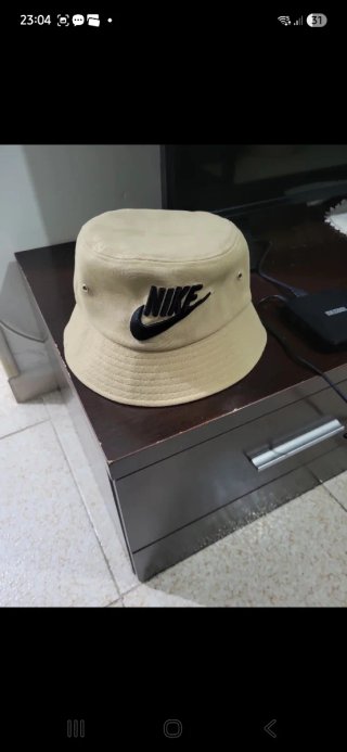 Gorro bucket Nike beige