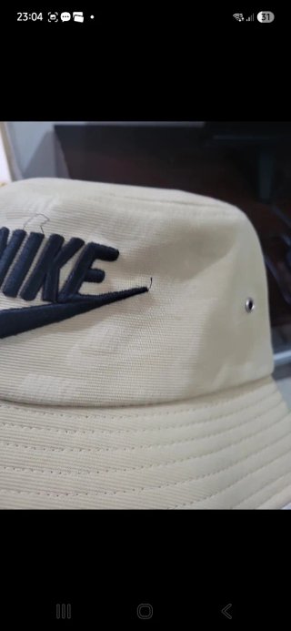 Gorro bucket Nike beige