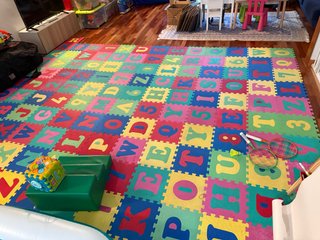 Suelo Puzzle Niños Letras y Números