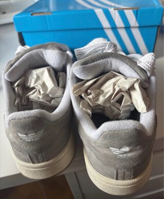 Adidas Campus Gris y Blanco