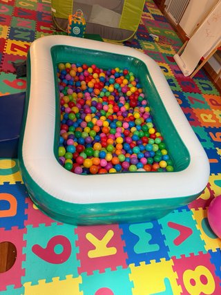 Piscina de bolas inflable para niños