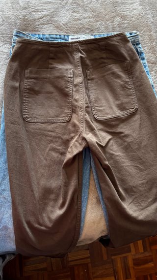 Pantalones Bershka Marron y negro Talla M/38