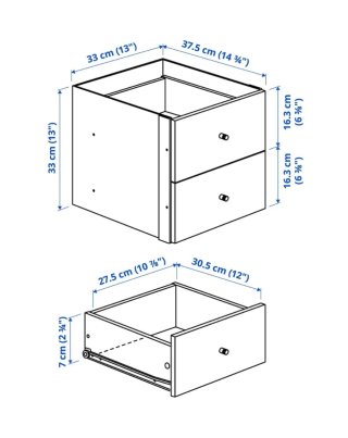 Estantería Kallax Ikea Marrón