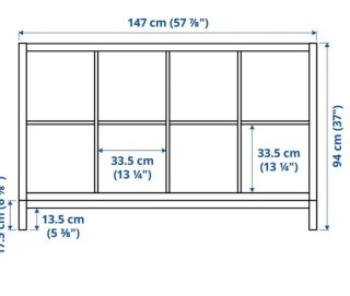Estantería Kallax Ikea Marrón