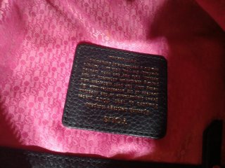 Bolso negro piel cocodrilo sin usar