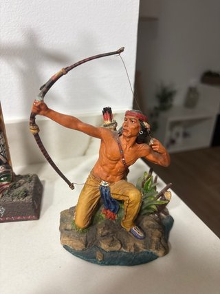 Figuras indios americanos (3 piezas)