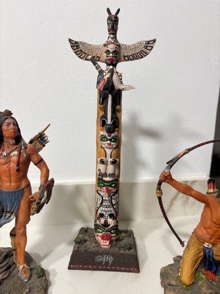 Figuras indios americanos (3 piezas)