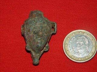 Candado Cerradura Ibero Romana exvoto idolo bronce