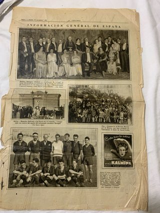 Periódico antiguo La Vanguardia Barcelona 1931
