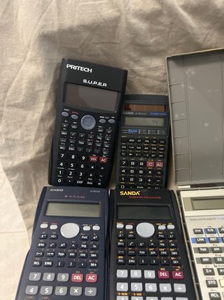 Lote calculadoras científicas Casio, Pritech, Sand