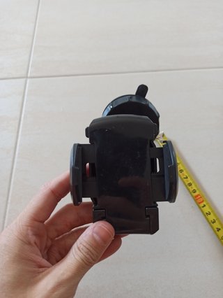 Soporte móvil ventosa negro
