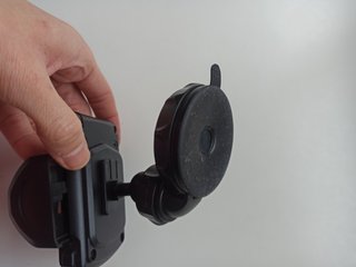Soporte móvil ventosa negro