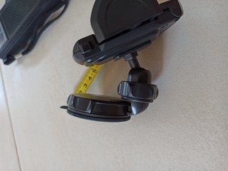 Soporte móvil ventosa negro