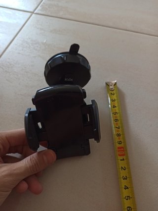 Soporte móvil ventosa negro