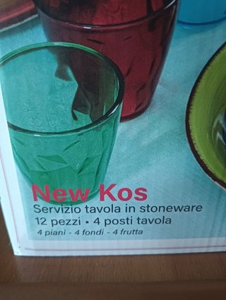 Servizio tavola New Kos Galileo 12 pezzi