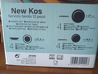 Servizio tavola New Kos Galileo 12 pezzi