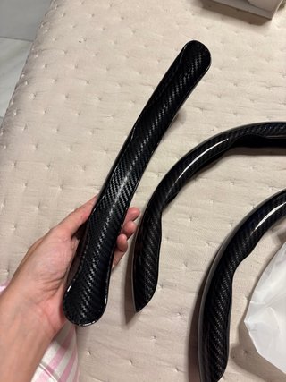 Funda Volante Coche Carbono