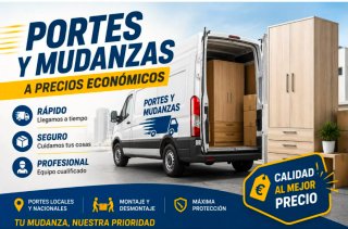 Servicio de Portes y Mudanzas a precios Económicos