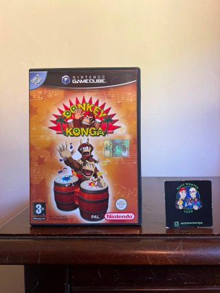 Donkey Konga GameCube + Bongos