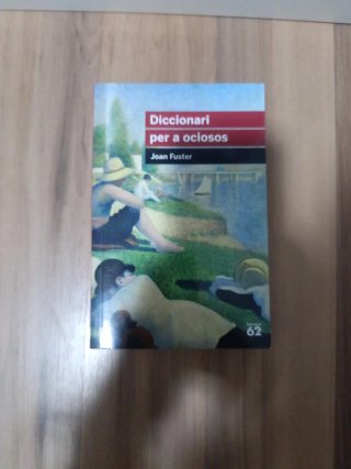 Libro "Diccionario per a ociosos" de Joan Fuster