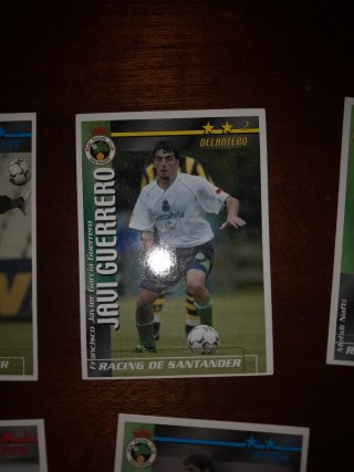 Cromos de fútbol Racing de Santander