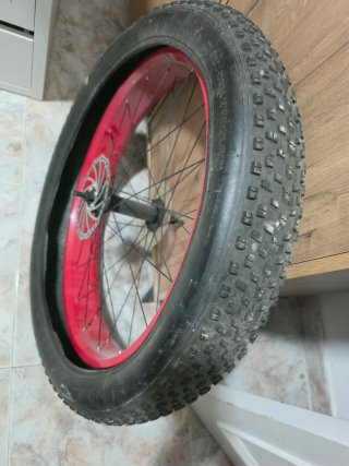 Bici Eléctrica Fat Bike acelerador tipo moto÷rueda