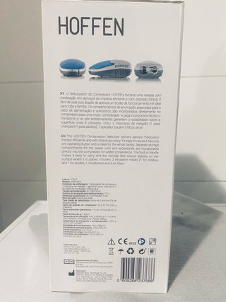 Nebulizador Compressor HOFFEN com 5 filtros
