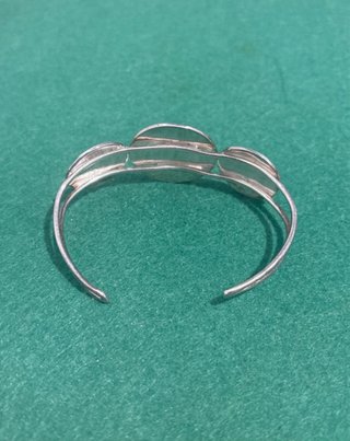 Pulsera Plata Maciza Ajustable