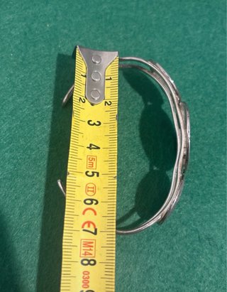 Pulsera Plata Maciza Ajustable