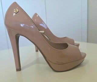 Tacones Xti charol nude/taupe T.36
