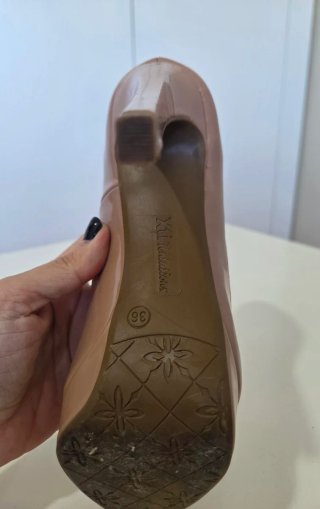 Tacones Xti charol nude/taupe T.36
