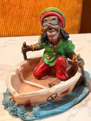 Coppia Posacenere Rasta in Barca