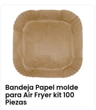 Freidora d aire Aigostar 7L+ 100 bandejas de papel
