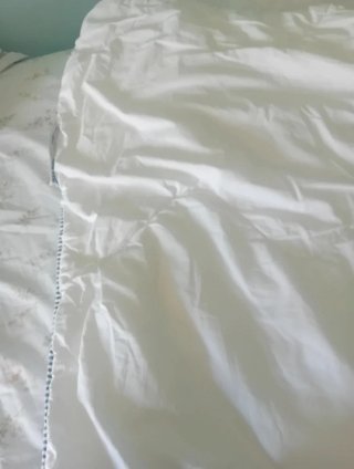 Funda Nórdica IKEA Blanca Rayas Azules