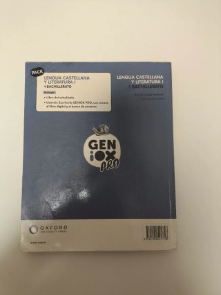 Lengua castellana y literatura I. Libro del est...
