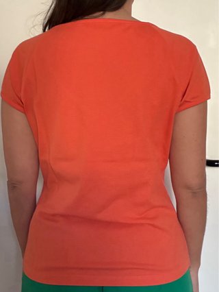 T-shirt Lacoste arancione