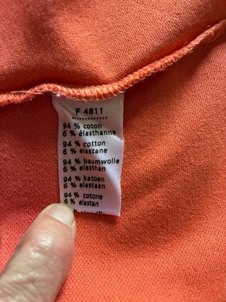 T-shirt Lacoste arancione