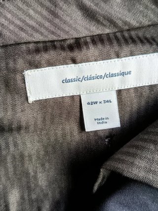 Pantalón chino hombre azul