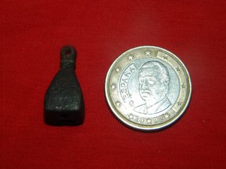 Magnifico Sello Bizantino de bronce con figura rep