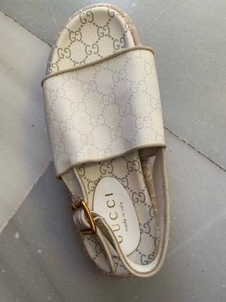 Sandali Gucci bianchi usati 3 volte