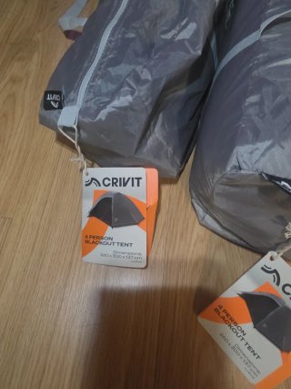 2 Tiendas de campaña para 4 personas crivit
