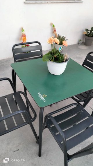 Mesa y 4 Sillas Terraza Bar