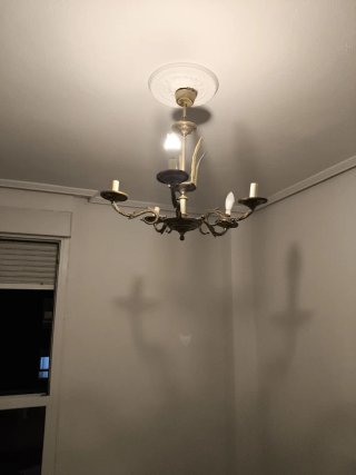 Lámpara colgante estilo candelabro