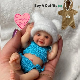 Muñeca Reborn Bebé Silicona flexible