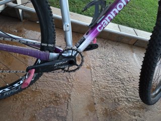 Bicicleta Cannondale Trail Morada