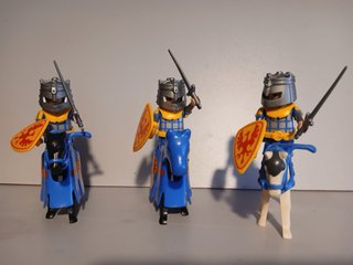 Playmobil 3 Caballeros Águila Roja